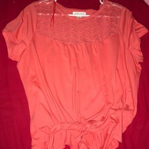 Coral Blouse